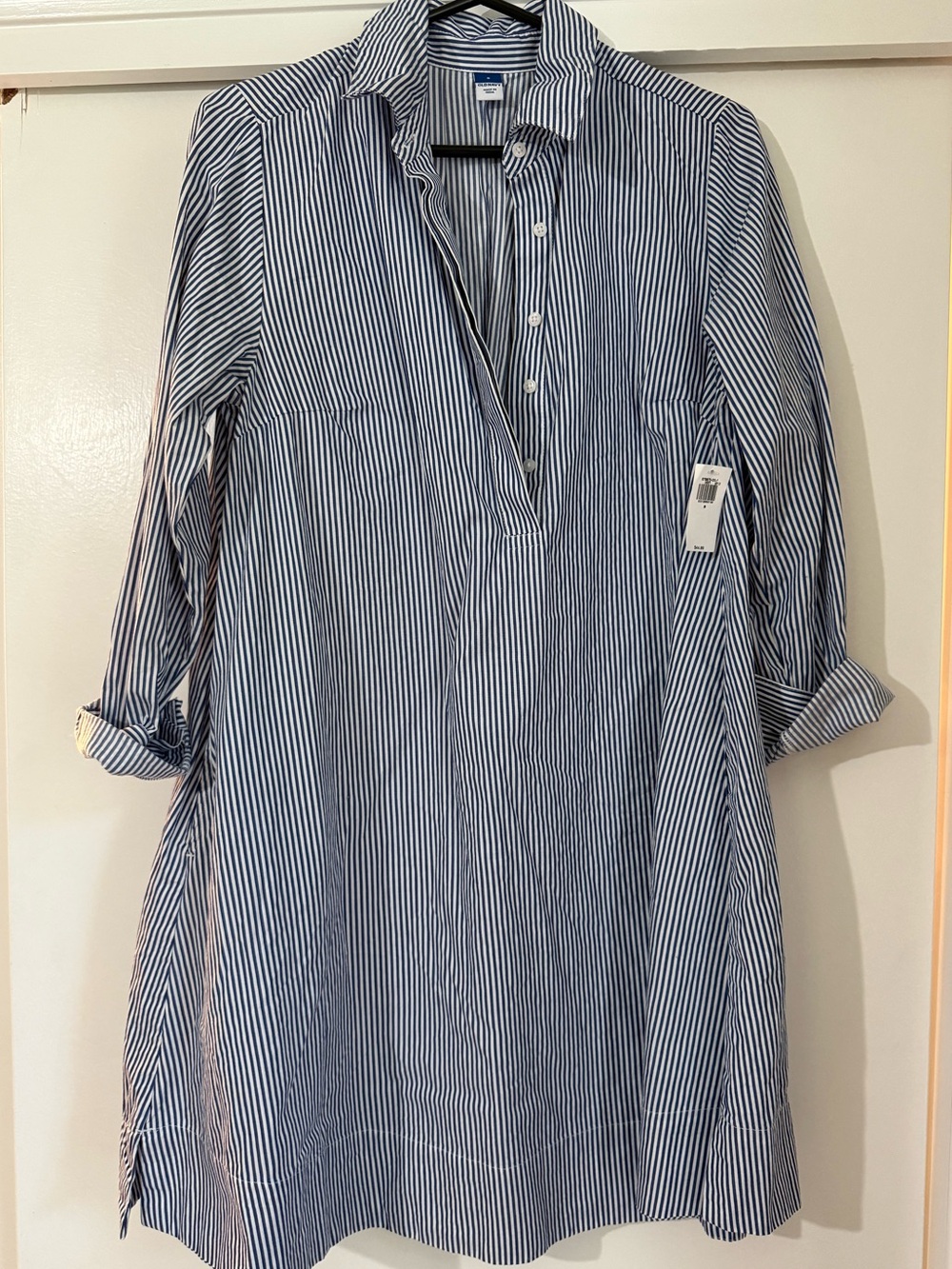 Old Navy Striped Button-Down Dress
